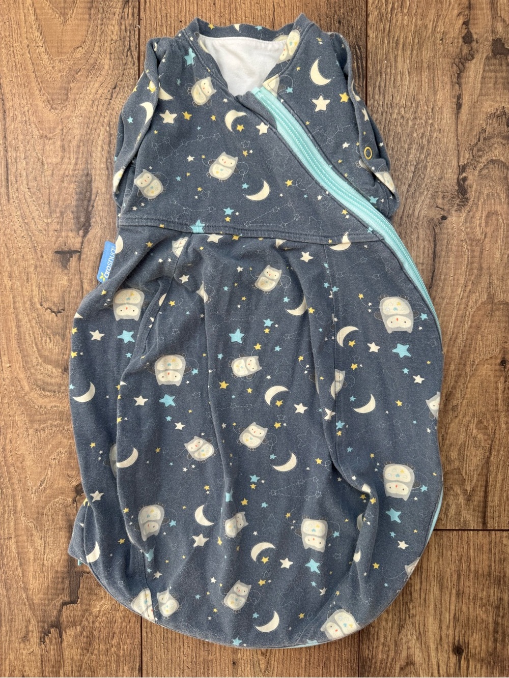 Tommee Tippee Grosnug 2-in-1 Swaddle Sleep Sack 0-3M Ollie Owl